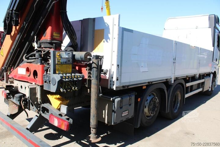 Krautuvas sumontuotas ant sunkvežimio MERCEDES-BENZ 2643 6x2 KRAN PALFINGER PK19001 FUNK Nr: 965