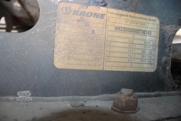 Semi-remorque frigorifique KRONE Thermo-King SLX 300 Doppelstock H2,69 m Nr.: 743