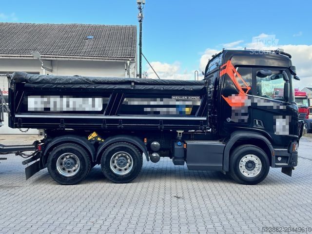 Trójstronna wywrotka SCANIA R580 6x4*V8*Bordmatik*Retarder*ALCOA*Meiller*TOP