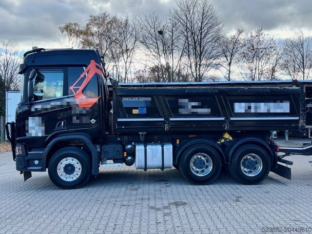 Trójstronna wywrotka SCANIA R580 6x4*V8*Bordmatik*Retarder*ALCOA*Meiller*TOP