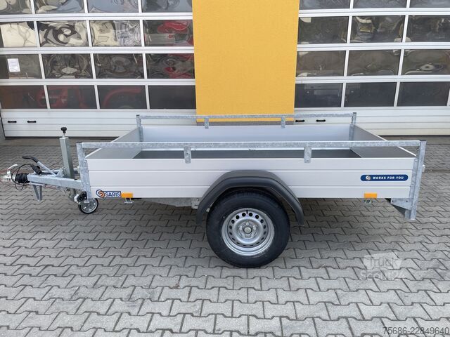 автомобилен ремарке Saris 255cm x 153cm 1,5t Rampen+kl. Frontwand