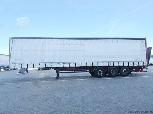 Плъзгащи се брезенти Kel-Berg 3 axle Curtainsider / Planenauflieger
