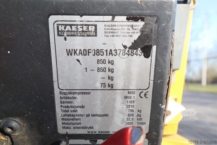 Koudecompressor Kaeser M50 | 7 BAR | 5000 L/MIN