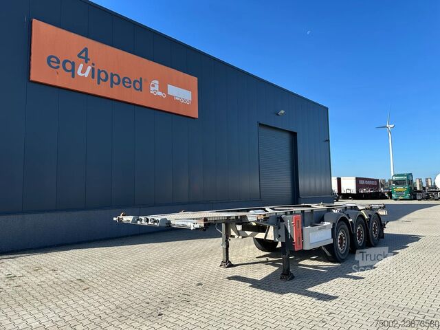 Konteinerių vežimas Van Hool 3-ASSIGE OPLEGGER 20FT/30FT ADR CHASSIS / galva...