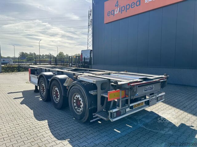 Konteinerių vežimas Van Hool 3-ASSIGE OPLEGGER 20FT/30FT ADR CHASSIS / galva...
