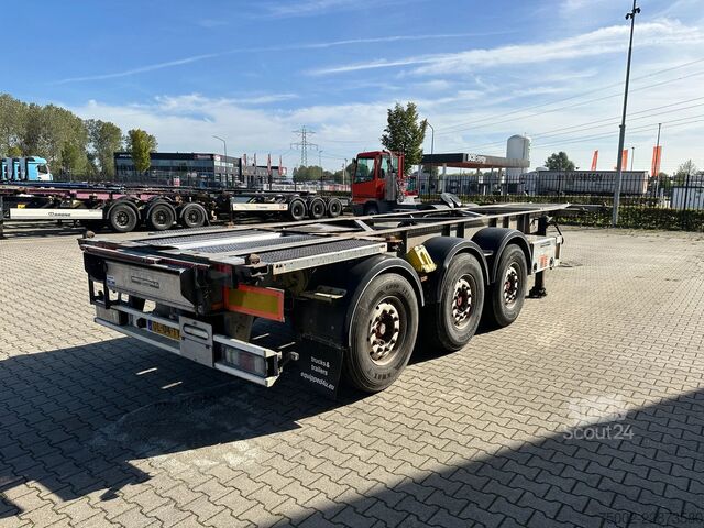 Konteinerių vežimas Van Hool 3-ASSIGE OPLEGGER 20FT/30FT ADR CHASSIS / galva...