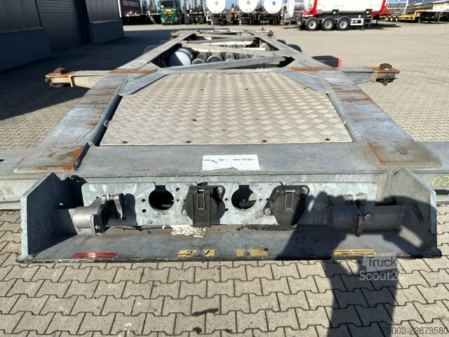 Konteinerių vežimas Van Hool 3-ASSIGE OPLEGGER 20FT/30FT ADR CHASSIS / galva...