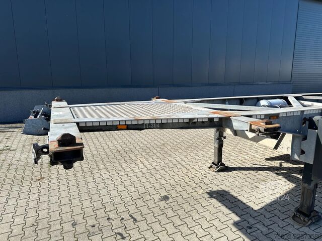 Konteinerių vežimas Van Hool 3-ASSIGE OPLEGGER 20FT/30FT ADR CHASSIS / galva...