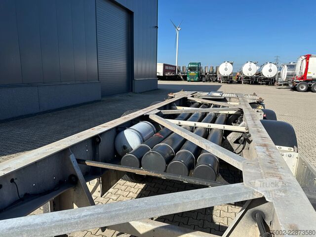Konteinerių vežimas Van Hool 3-ASSIGE OPLEGGER 20FT/30FT ADR CHASSIS / galva...