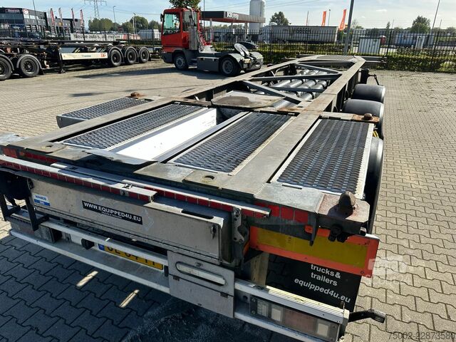 Konteinerių vežimas Van Hool 3-ASSIGE OPLEGGER 20FT/30FT ADR CHASSIS / galva...