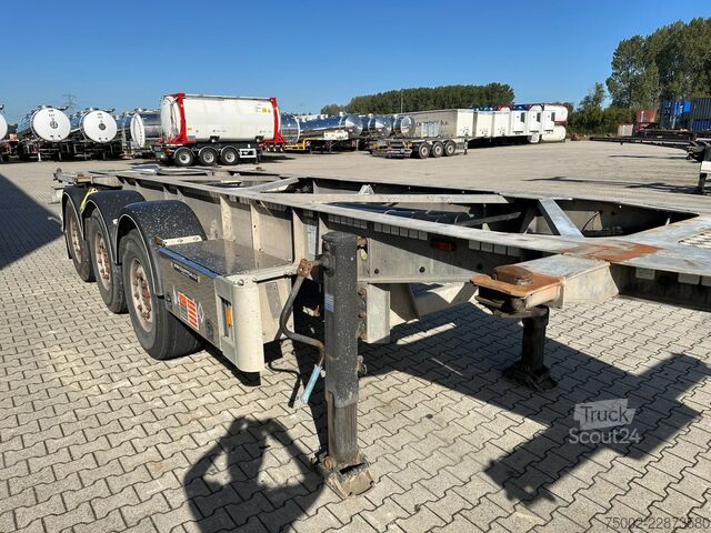 Konteinerių vežimas Van Hool 3-ASSIGE OPLEGGER 20FT/30FT ADR CHASSIS / galva...