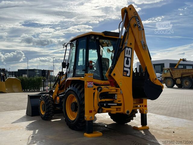 Ekskavatoriaus ir krautuvo derinys JCB 3DX 4WD hammerlines