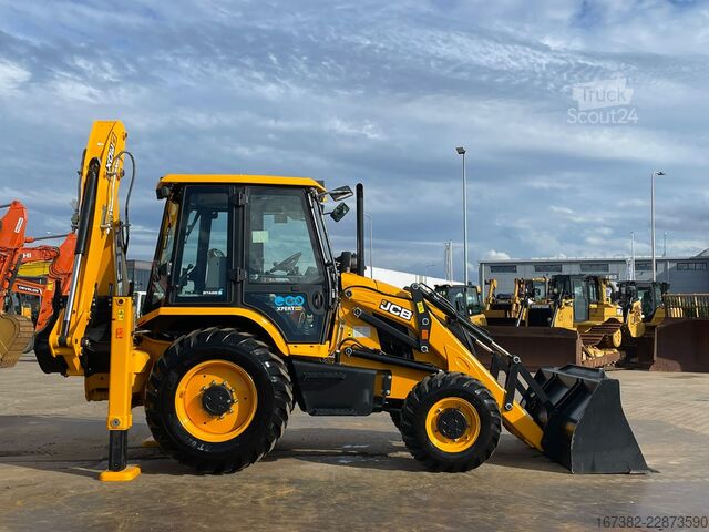Ekskavatoriaus ir krautuvo derinys JCB 3DX 4WD hammerlines
