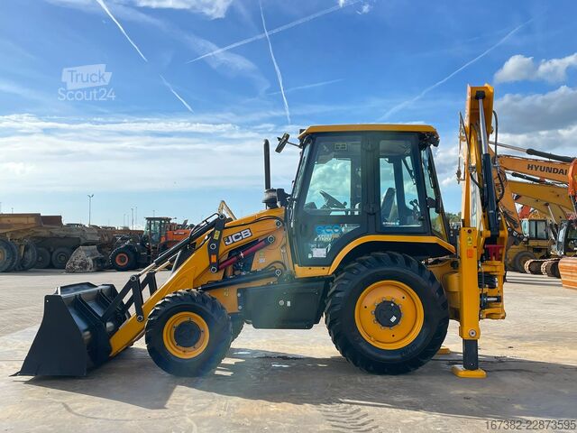 Ekskavatoriaus ir krautuvo derinys JCB 3DX 4WD hammerlines