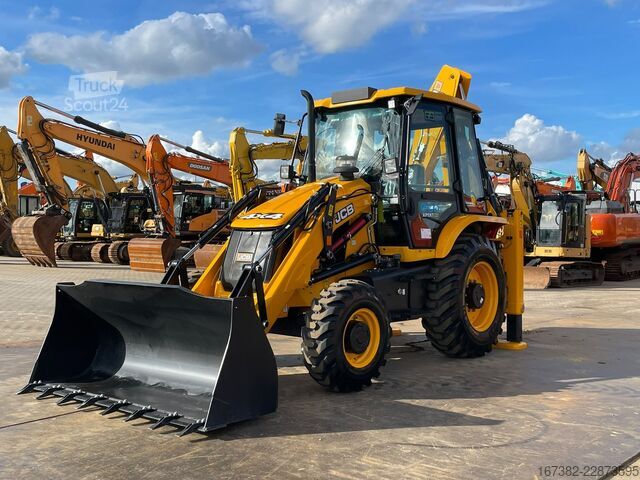 Ekskavatoriaus ir krautuvo derinys JCB 3DX 4WD hammerlines