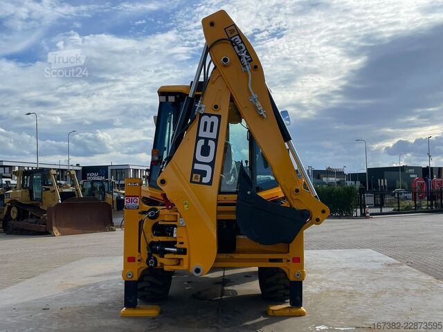 Ekskavatoriaus ir krautuvo derinys JCB 3DX 4WD hammerlines