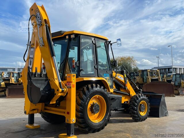 Ekskavatoriaus ir krautuvo derinys JCB 3DX 4WD hammerlines