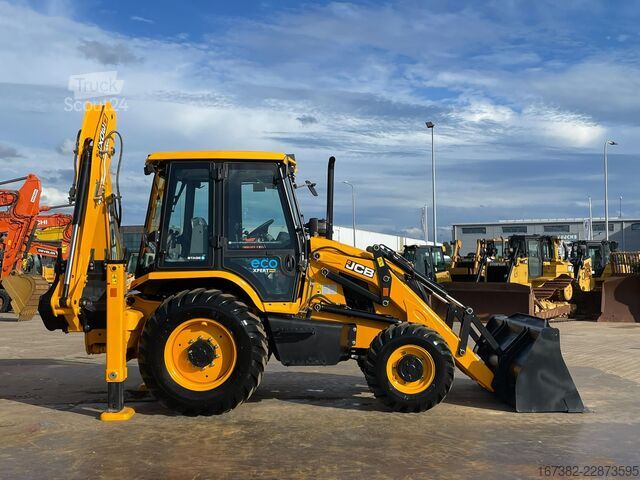 Ekskavatoriaus ir krautuvo derinys JCB 3DX 4WD hammerlines