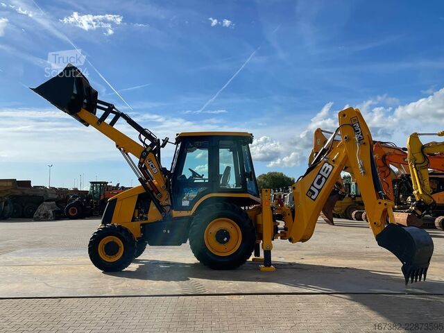 Ekskavatoriaus ir krautuvo derinys JCB 3DX 4WD hammerlines