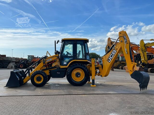 Ekskavatoriaus ir krautuvo derinys JCB 3DX 4WD hammerlines
