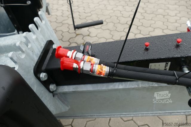 Trailer with working platform MÜLLER-MITTELTAL 14,4 to, Tand - Plateau- Tieflader, hydr. Rampen