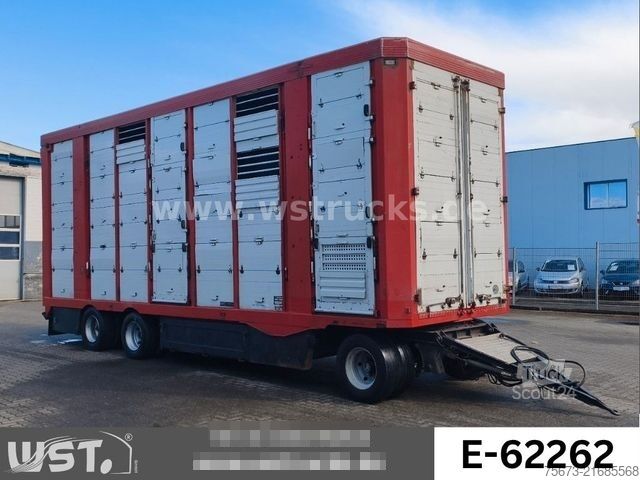 At taşıma römorku MENKE-JANZEN Menke 3 Stock | Hubdach | Tränken
