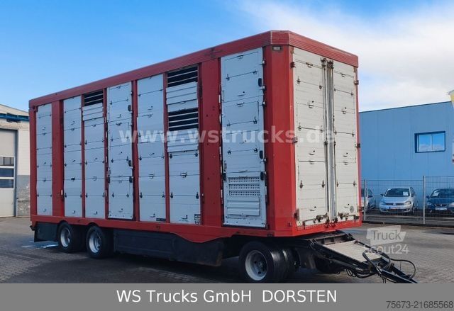 At taşıma römorku MENKE-JANZEN Menke 3 Stock | Hubdach | Tränken