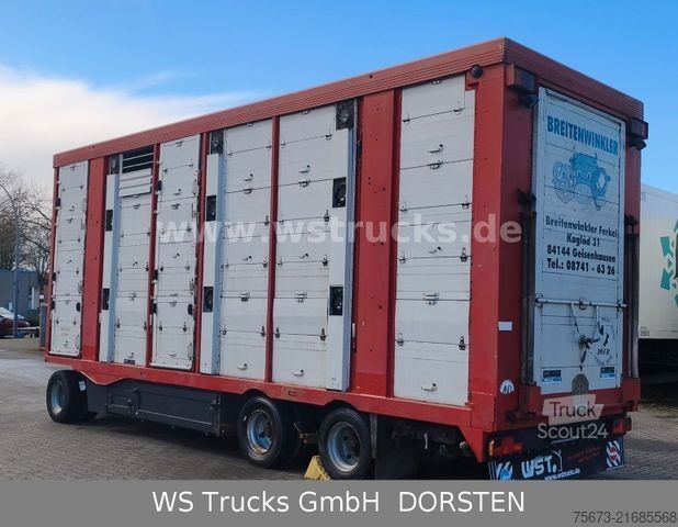 At taşıma römorku MENKE-JANZEN Menke 3 Stock | Hubdach | Tränken