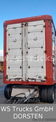 At taşıma römorku MENKE-JANZEN Menke 3 Stock | Hubdach | Tränken