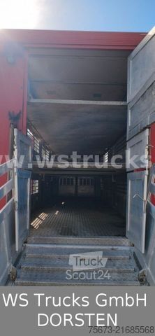 At taşıma römorku MENKE-JANZEN Menke 3 Stock | Hubdach | Tränken