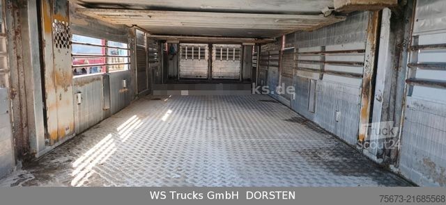 At taşıma römorku MENKE-JANZEN Menke 3 Stock | Hubdach | Tränken