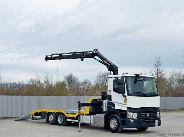 Carro attrezzi RENAULT T 380 * Abschleppwagen 7,50m* KRAN/FUNK* TOP