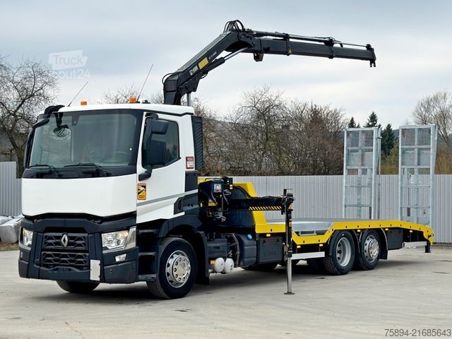 Carro attrezzi RENAULT T 380 * Abschleppwagen 7,50m* KRAN/FUNK* TOP