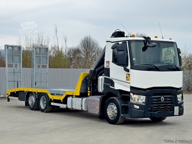 Carro attrezzi RENAULT T 380 * Abschleppwagen 7,50m* KRAN/FUNK* TOP