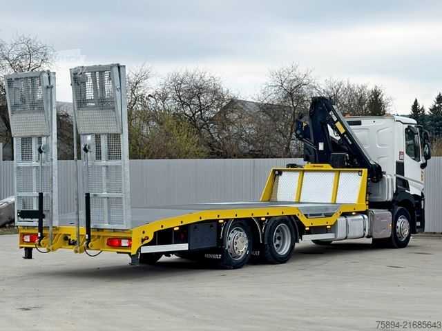 Carro attrezzi RENAULT T 380 * Abschleppwagen 7,50m* KRAN/FUNK* TOP