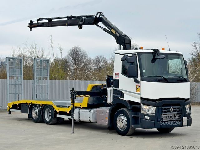 Gru montata su autocarro RENAULT T 380 * Abschleppwagen 7,50m* KRAN/FUNK * TOP