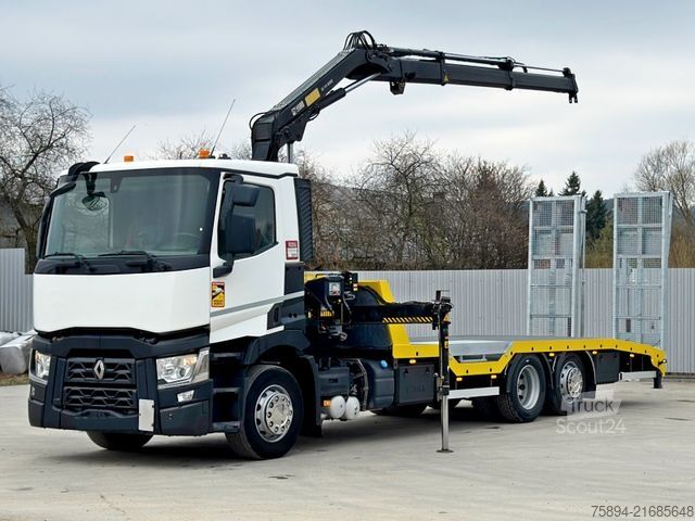 Gru montata su autocarro RENAULT T 380 * Abschleppwagen 7,50m* KRAN/FUNK * TOP