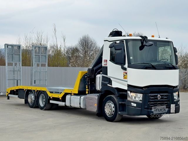 Gru montata su autocarro RENAULT T 380 * Abschleppwagen 7,50m* KRAN/FUNK * TOP