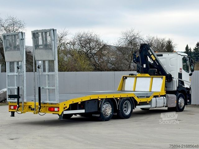 Gru montata su autocarro RENAULT T 380 * Abschleppwagen 7,50m* KRAN/FUNK * TOP