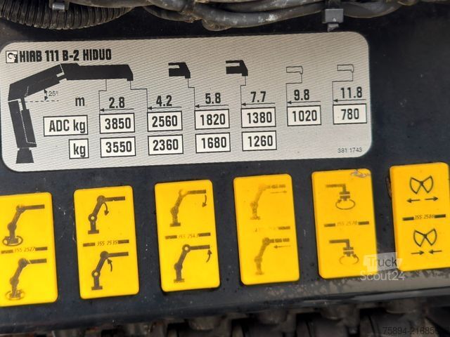 Gru montata su autocarro RENAULT T 380 * Abschleppwagen 7,50m* KRAN/FUNK * TOP