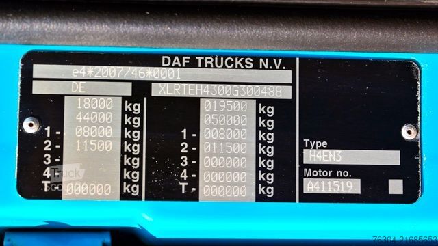 Volumen SZM DAF XF 480 FT LD