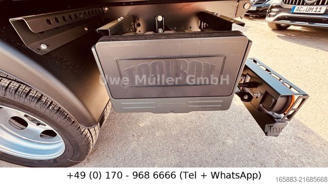 Furgón volquete MITSUBISHI Canter 3 C 15 mit Kipper + Werkzeugschrank