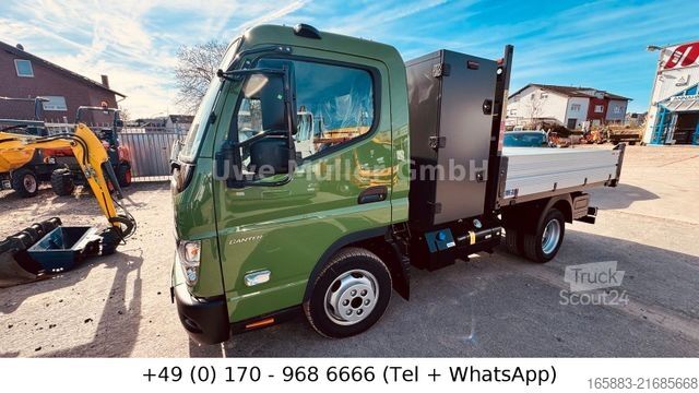 Furgón volquete MITSUBISHI Canter 3 C 15 mit Kipper + Werkzeugschrank