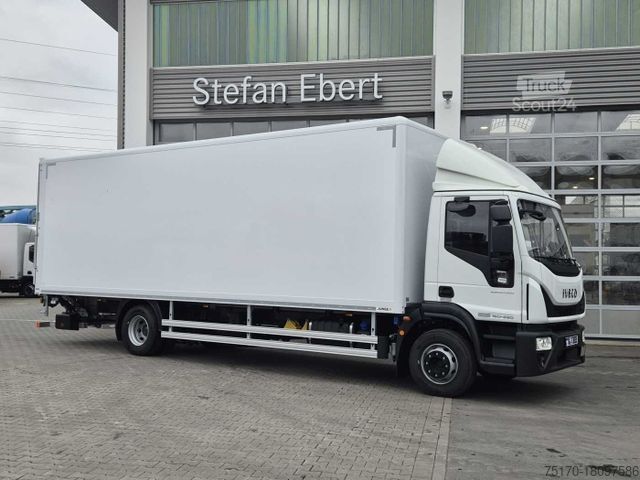 Vrachtwagen met bakwagen IVECO Eurocargo ML160E28/P EVI_E LBW AHK Kamera Klima