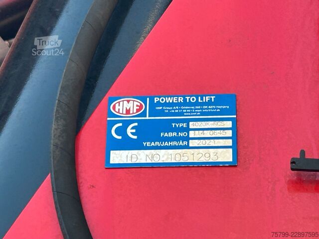 Auto-dizalica montirana na kamionu MAN 26.500 TGX HMF 4020 6x Hydrl.+4 JIB Bj 2021 Kran