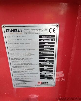 Lift cu foarfeca MAGNI ES 2212 E Elektro 22,00 m