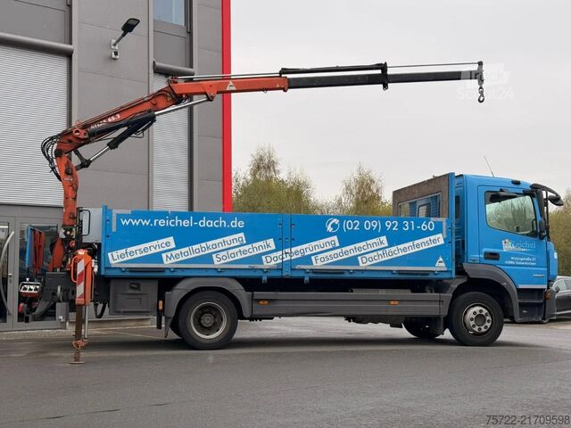 Ladepritsche Mercedes-Benz Atego 1223 4x2 Pritsche mit Heckladekran ATLAS