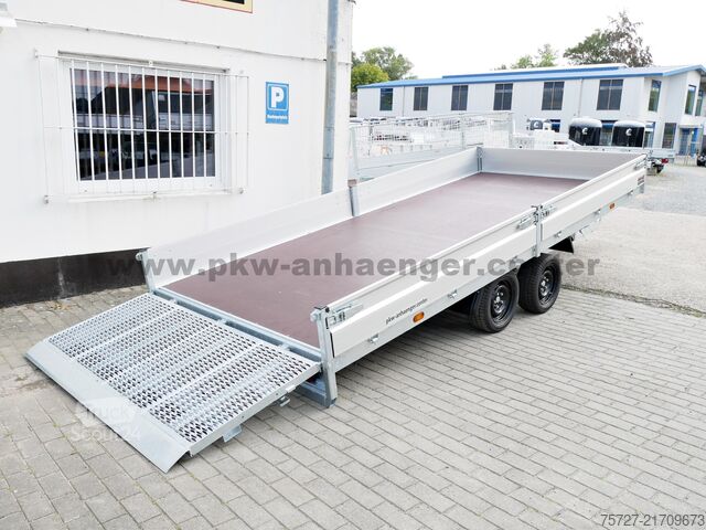 Släpvagn för tunga maskiner Hapert INDIGO HT2 3500kg 455x200x30cm Parabel
