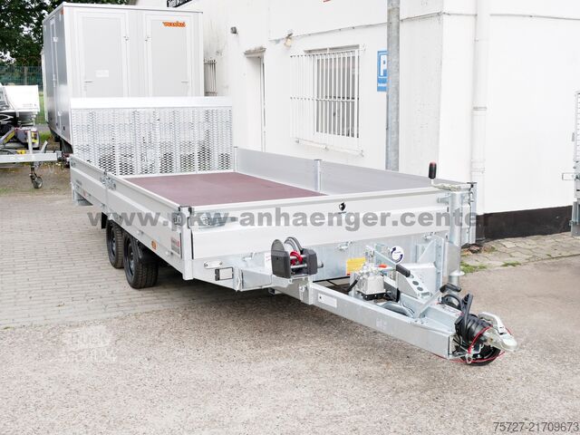 Släpvagn för tunga maskiner Hapert INDIGO HT2 3500kg 455x200x30cm Parabel