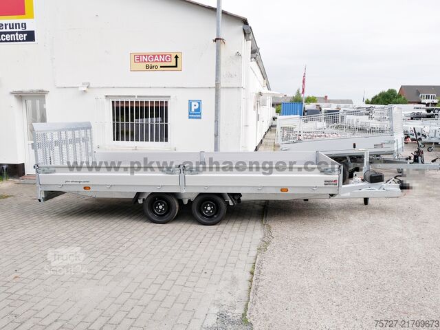 Släpvagn för tunga maskiner Hapert INDIGO HT2 3500kg 455x200x30cm Parabel